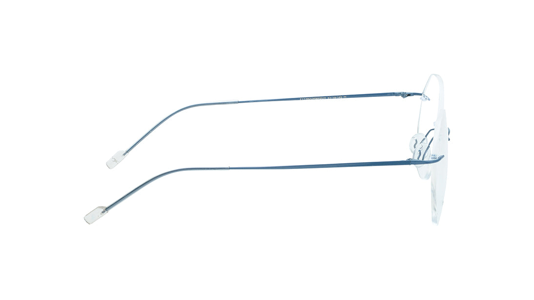 Blue Rimless Unisex Eyeglasses (FT1382URM4BUV|51)