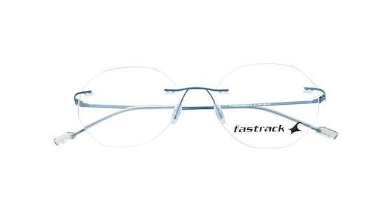 Blue Rimless Unisex Eyeglasses (FT1382URM4BUV|51)