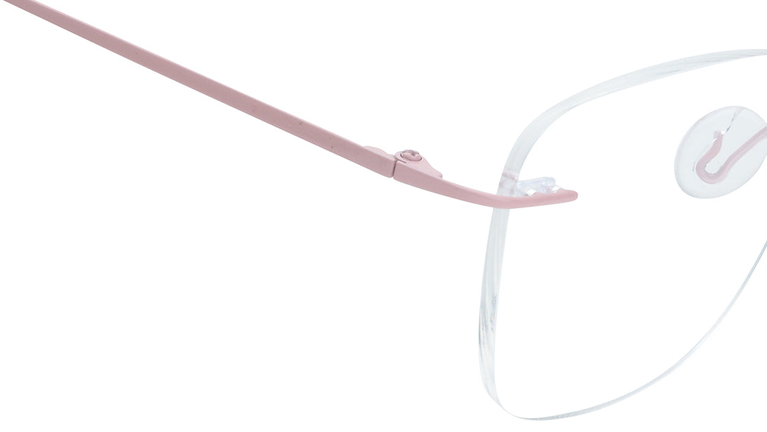 Pink Rimless Women Eyeglasses (FT1383WRM3PKV|51)