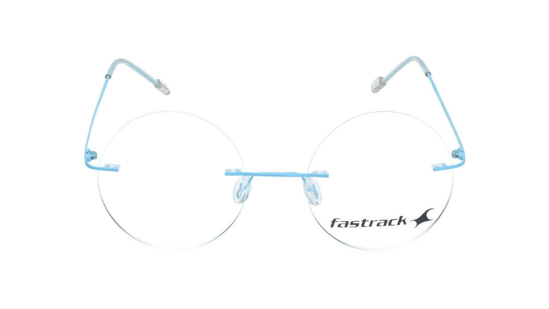 Blue Rimless Unisex Eyeglasses (FT1384URM2BUV|50)