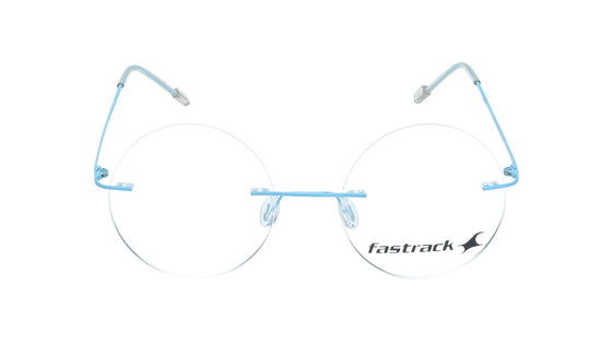 Blue Rimless Unisex Eyeglasses (FT1384URM2BUV|50)