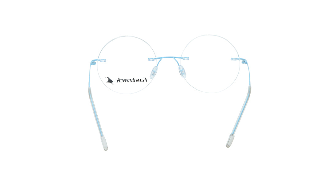 Blue Rimless Unisex Eyeglasses (FT1384URM2BUV|50)