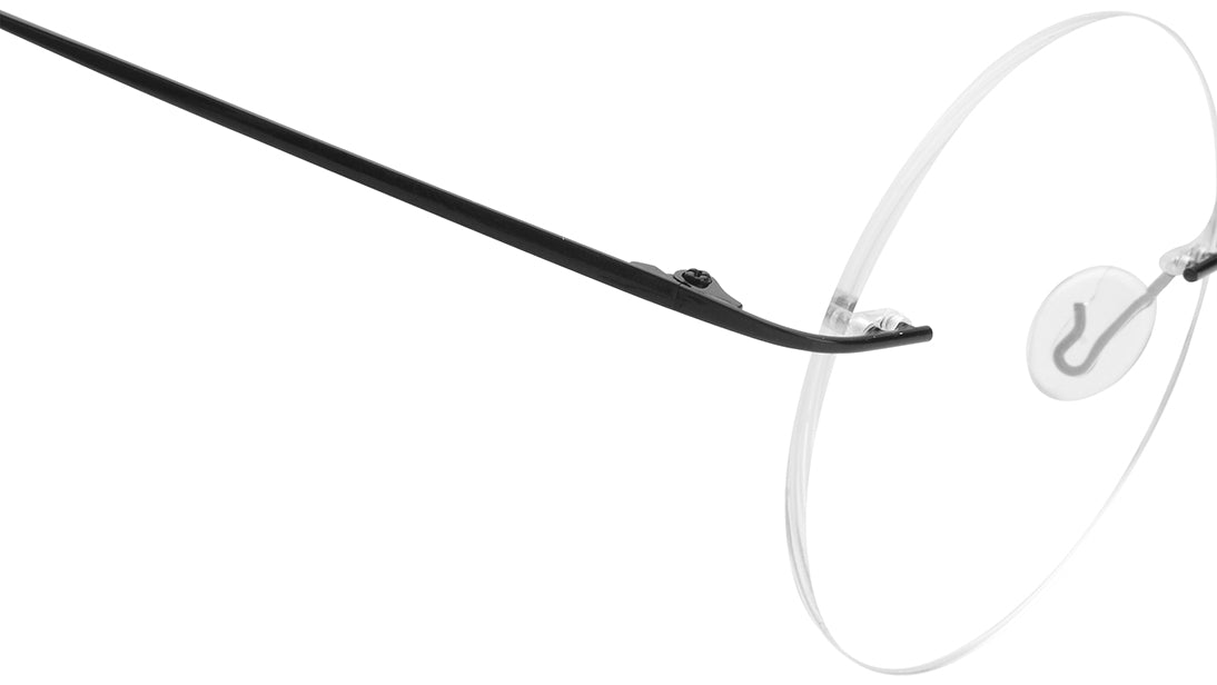 Black Rimless Unisex Eyeglasses (FT1384URM3BKV|50)