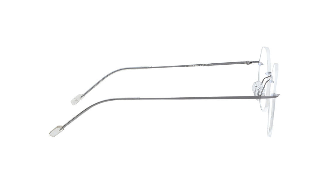 Grey Rimless Unisex Eyeglasses (FT1386URM2GYV|51)