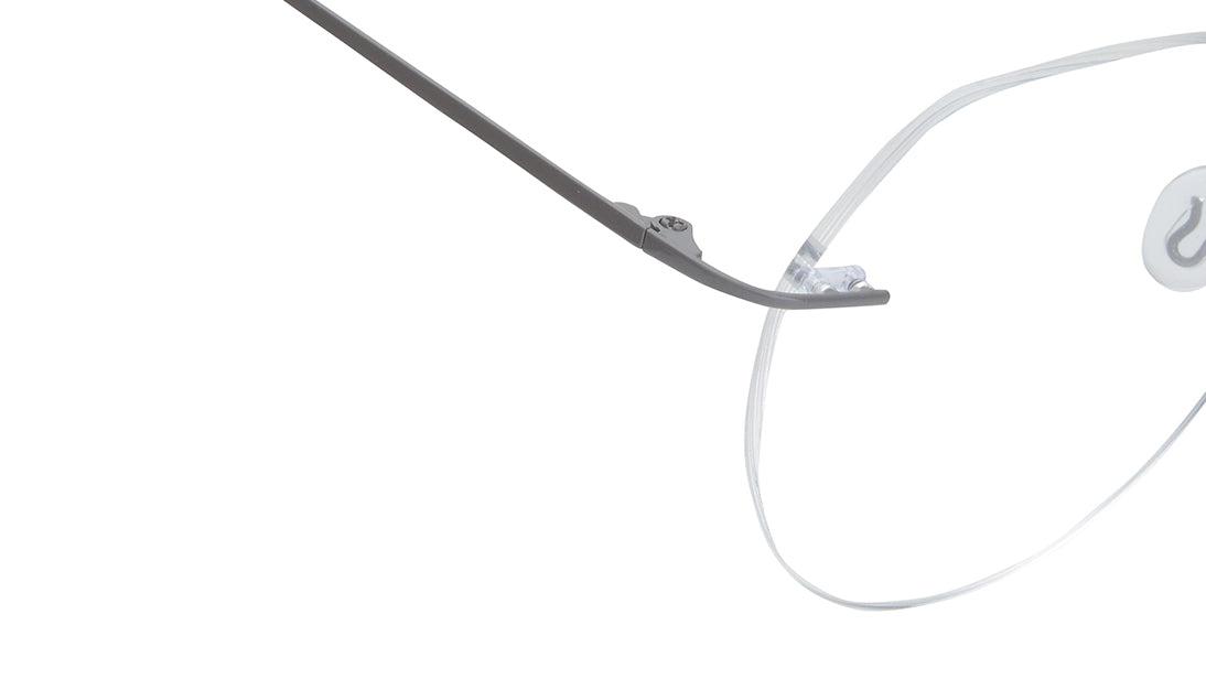 Grey Rimless Unisex Eyeglasses (FT1386URM2GYV|51)