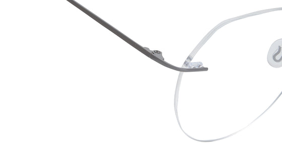 Grey Rimless Unisex Eyeglasses (FT1386URM2GYV|51)