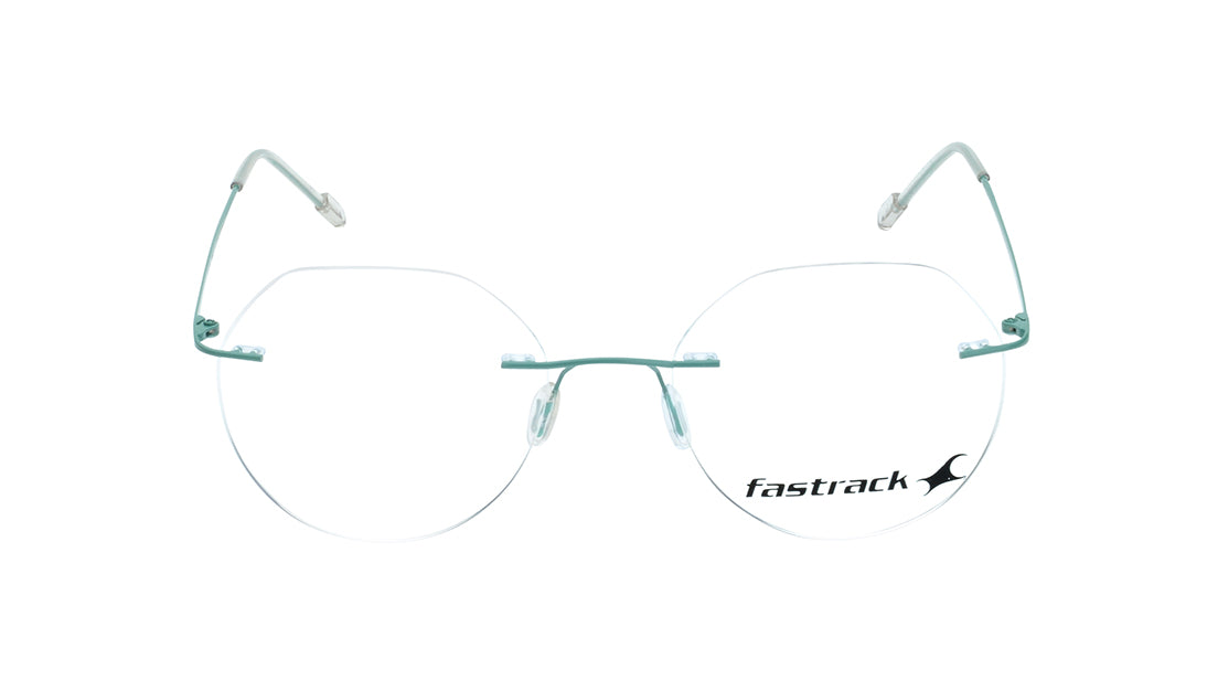 Blue Rimless Unisex Eyeglasses (FT1386URM3BUV|51)