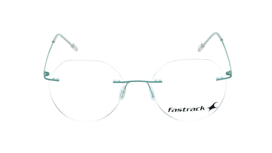 Blue Rimless Unisex Eyeglasses (FT1386URM3BUV|51)