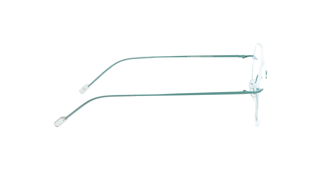 Blue Rimless Unisex Eyeglasses (FT1386URM3BUV|51)