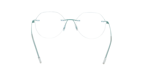 Blue Rimless Unisex Eyeglasses (FT1386URM3BUV|51)