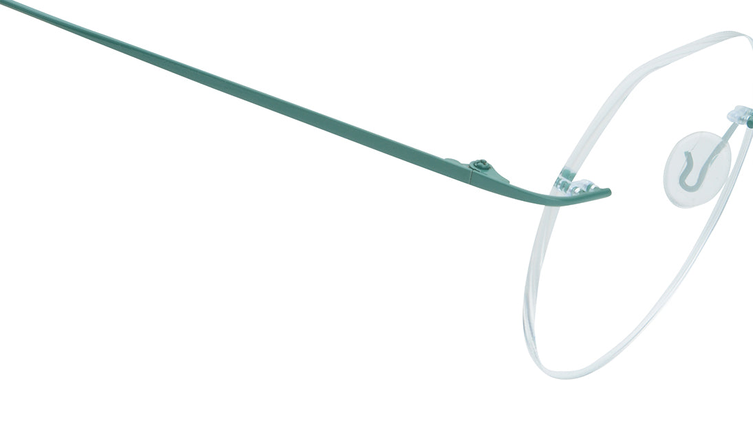 Blue Rimless Unisex Eyeglasses (FT1386URM3BUV|51)
