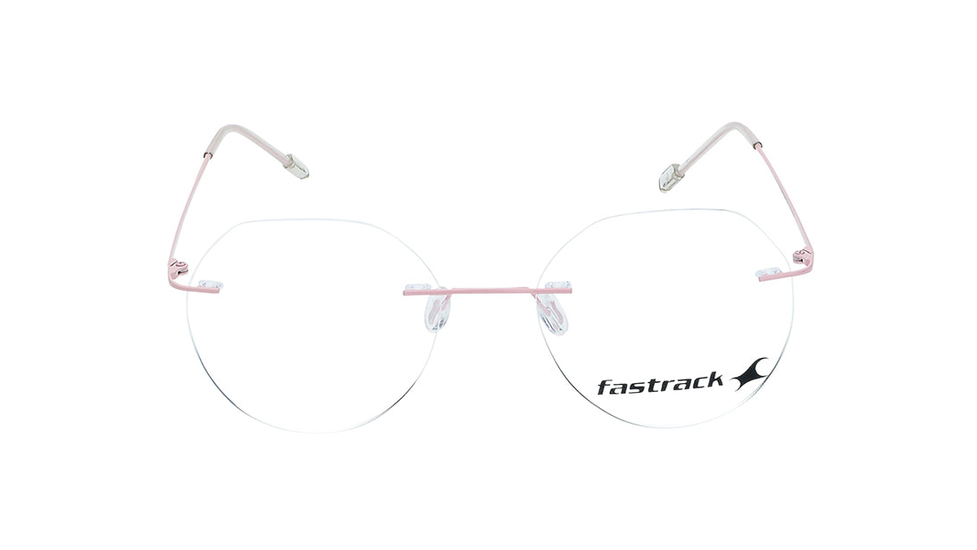 Pink Rimless Unisex Eyeglasses (FT1386URM4PKV|51)