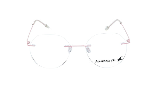 Pink Rimless Unisex Eyeglasses (FT1386URM4PKV|51)