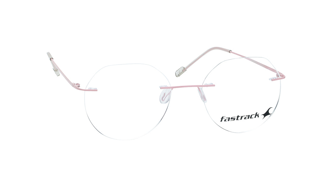 Pink Rimless Unisex Eyeglasses (FT1386URM4PKV|51)