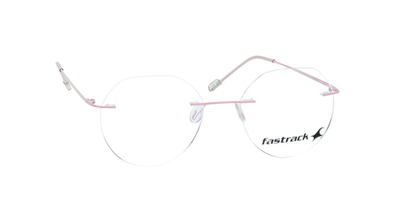 Pink Rimless Unisex Eyeglasses (FT1386URM4PKV|51)