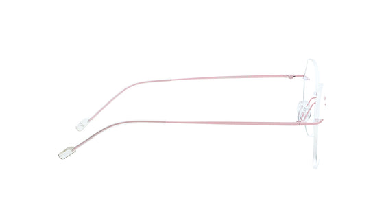 Pink Rimless Unisex Eyeglasses (FT1386URM4PKV|51)
