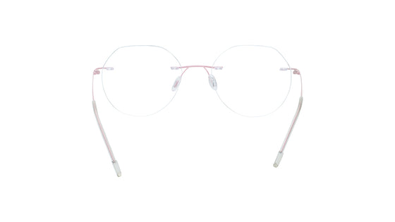 Pink Rimless Unisex Eyeglasses (FT1386URM4PKV|51)