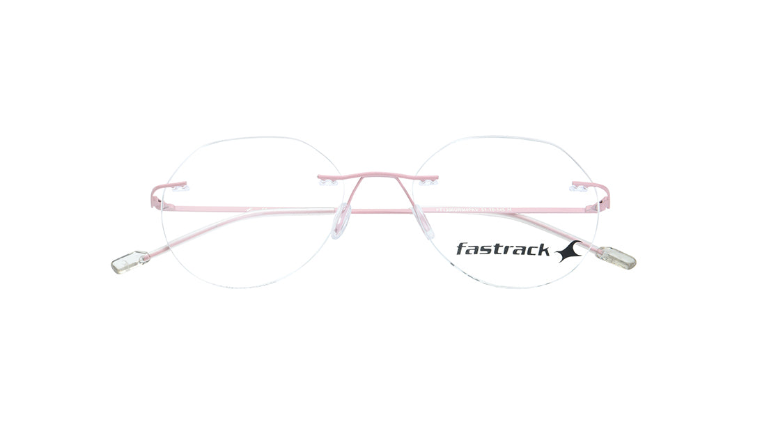Pink Rimless Unisex Eyeglasses (FT1386URM4PKV|51)