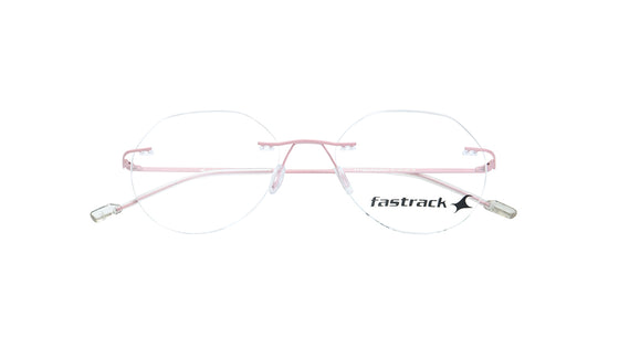 Pink Rimless Unisex Eyeglasses (FT1386URM4PKV|51)