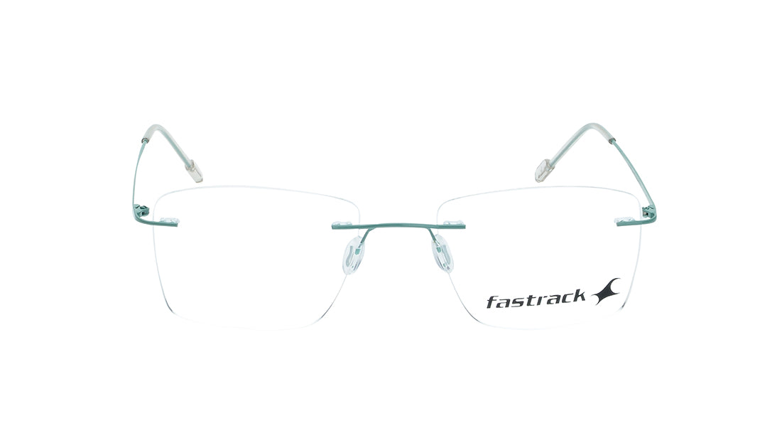 Blue Rimless Unisex Eyeglasses (FT1387URM3BUV|53)