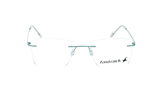 Blue Rimless Unisex Eyeglasses (FT1387URM3BUV|53)