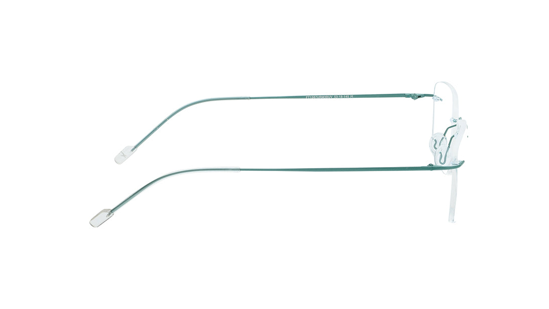 Blue Rimless Unisex Eyeglasses (FT1387URM3BUV|53)