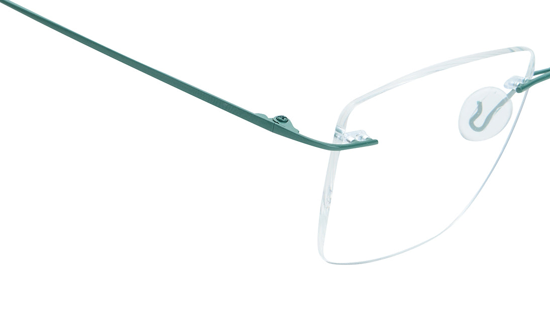Blue Rimless Unisex Eyeglasses (FT1387URM3BUV|53)