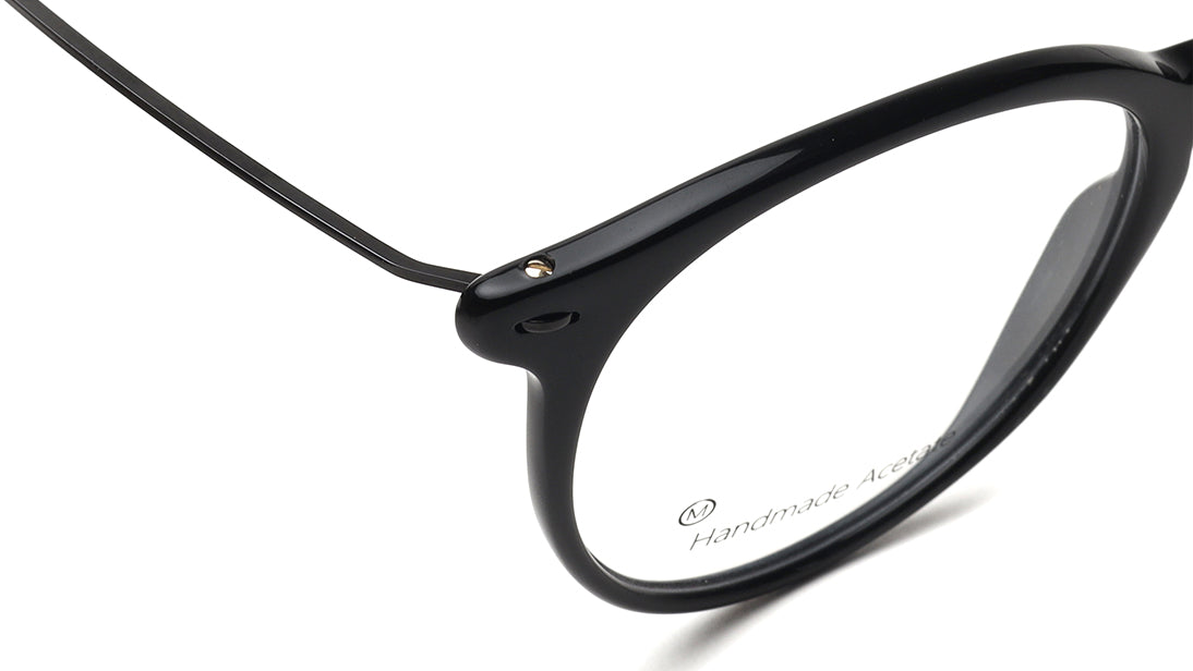 Black Rimmed Unisex Eyeglasses (FT1401UFC1MBKV|51)