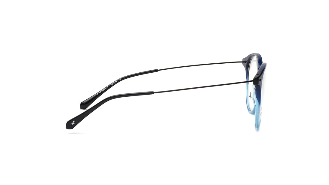 Blue Rimmed Unisex Eyeglasses (FT1401UFC2MBUV|51)