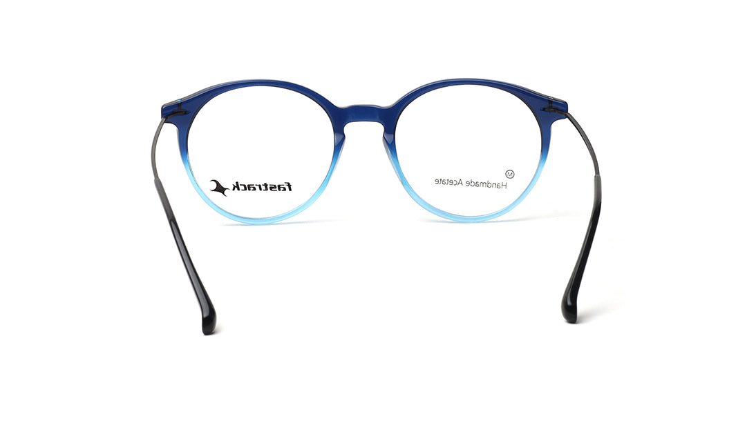 Blue Rimmed Unisex Eyeglasses (FT1401UFC2MBUV|51)