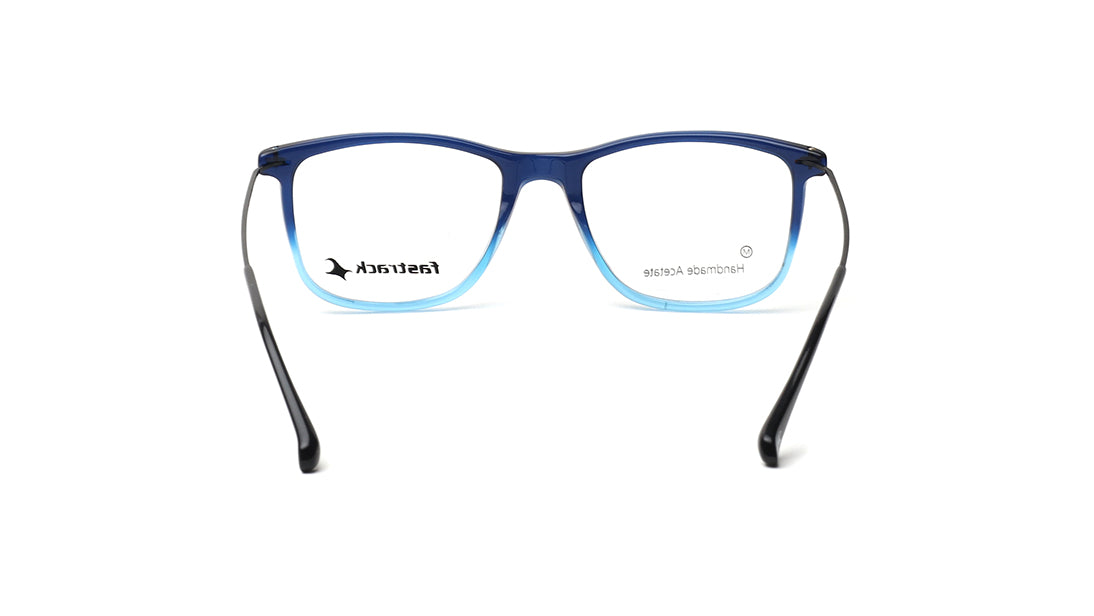 Blue Rimmed Unisex Eyeglasses (FT1402UFC2MBUV|53)
