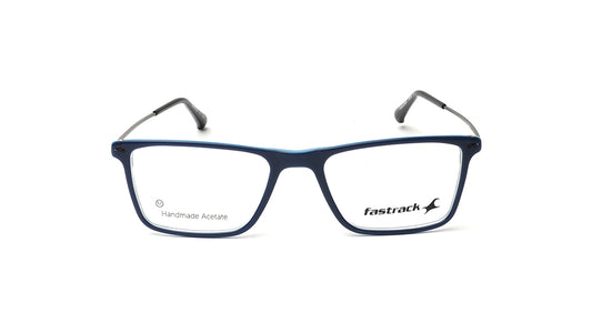 Blue Rimmed Unisex Eyeglasses (FT1403UFC2MBUV|53)