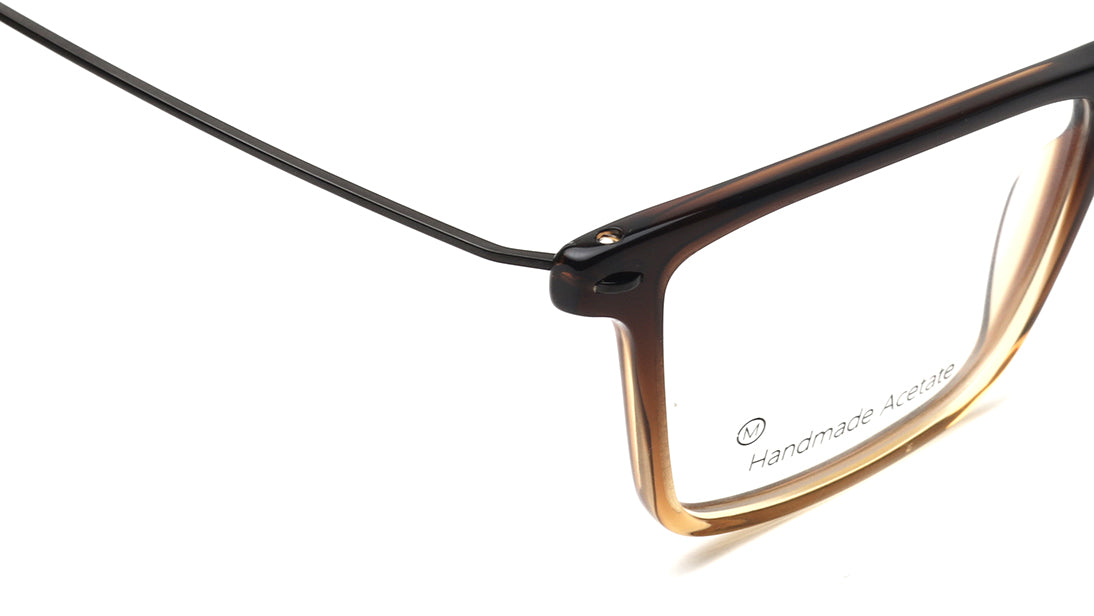 Brown Rimmed Unisex Eyeglasses (FT1403UFC3MBRV|53)