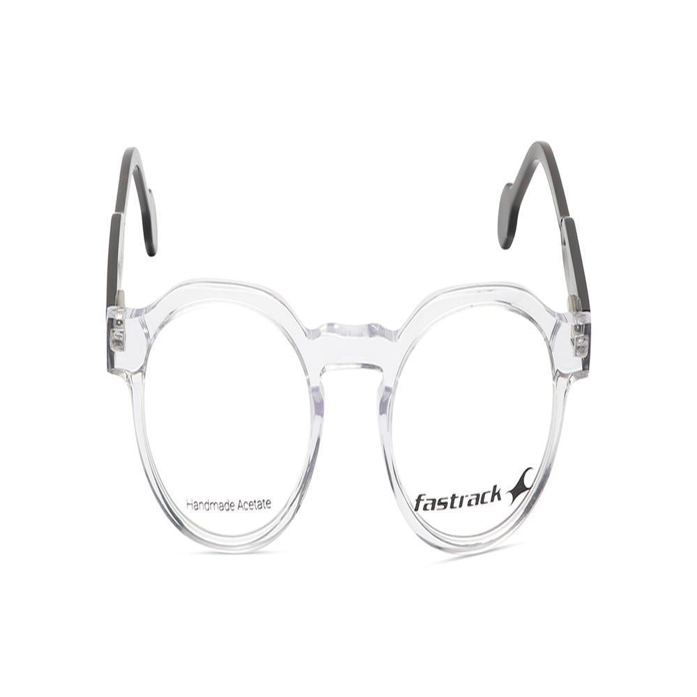 Transparent Rimmed Unisex Eyeglasses (FT1419UFP2SCLV|48)