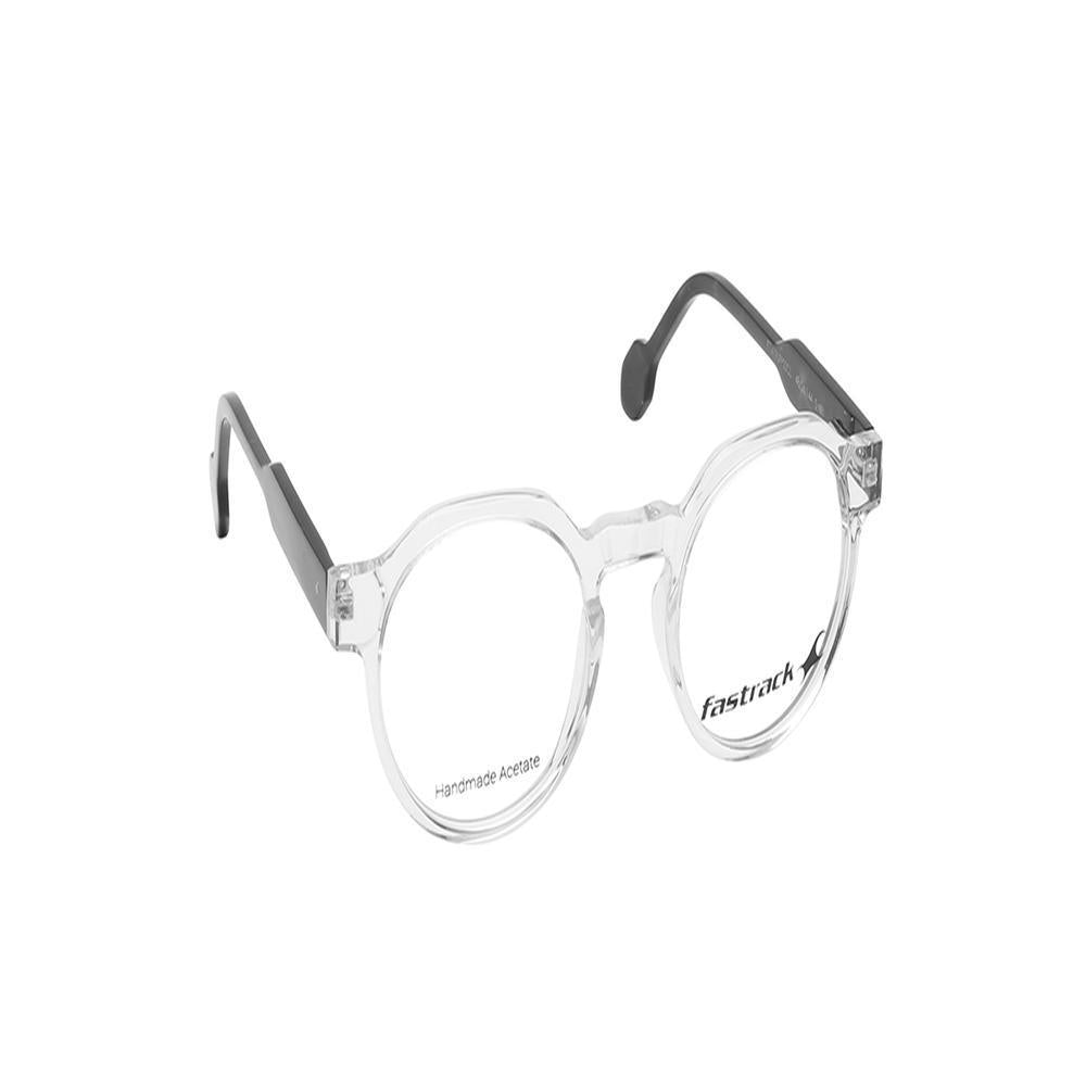 Transparent Rimmed Unisex Eyeglasses (FT1419UFP2SCLV|48)