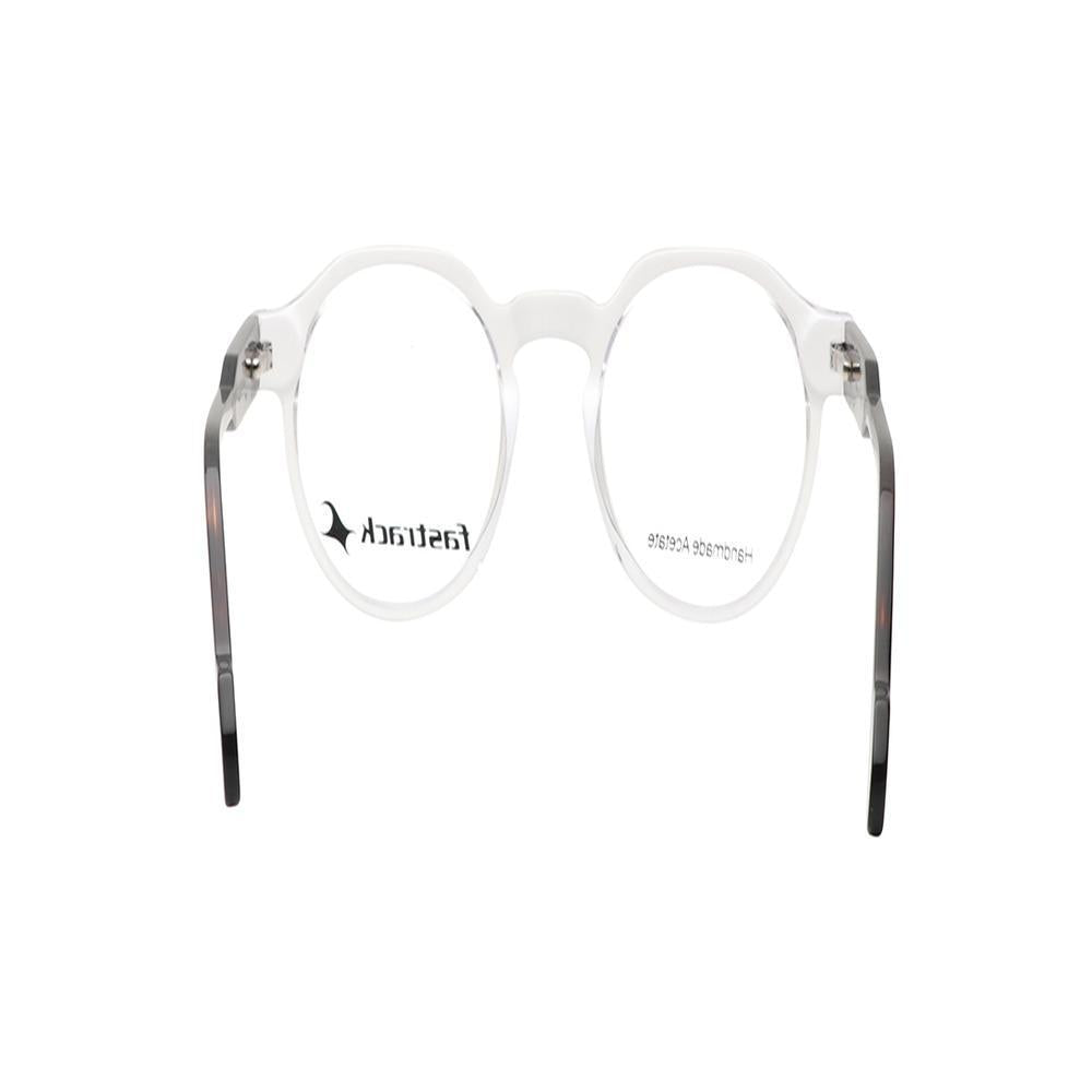 Transparent Rimmed Unisex Eyeglasses (FT1419UFP2SCLV|48)