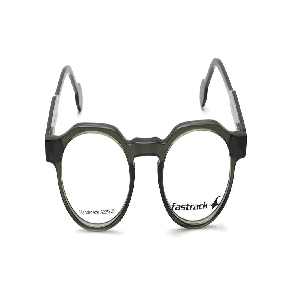 Green Rimmed Unisex Eyeglasses (FT1419UFP3SOLV|48)