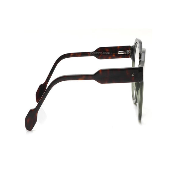 Green Rimmed Unisex Eyeglasses (FT1419UFP3SOLV|48)