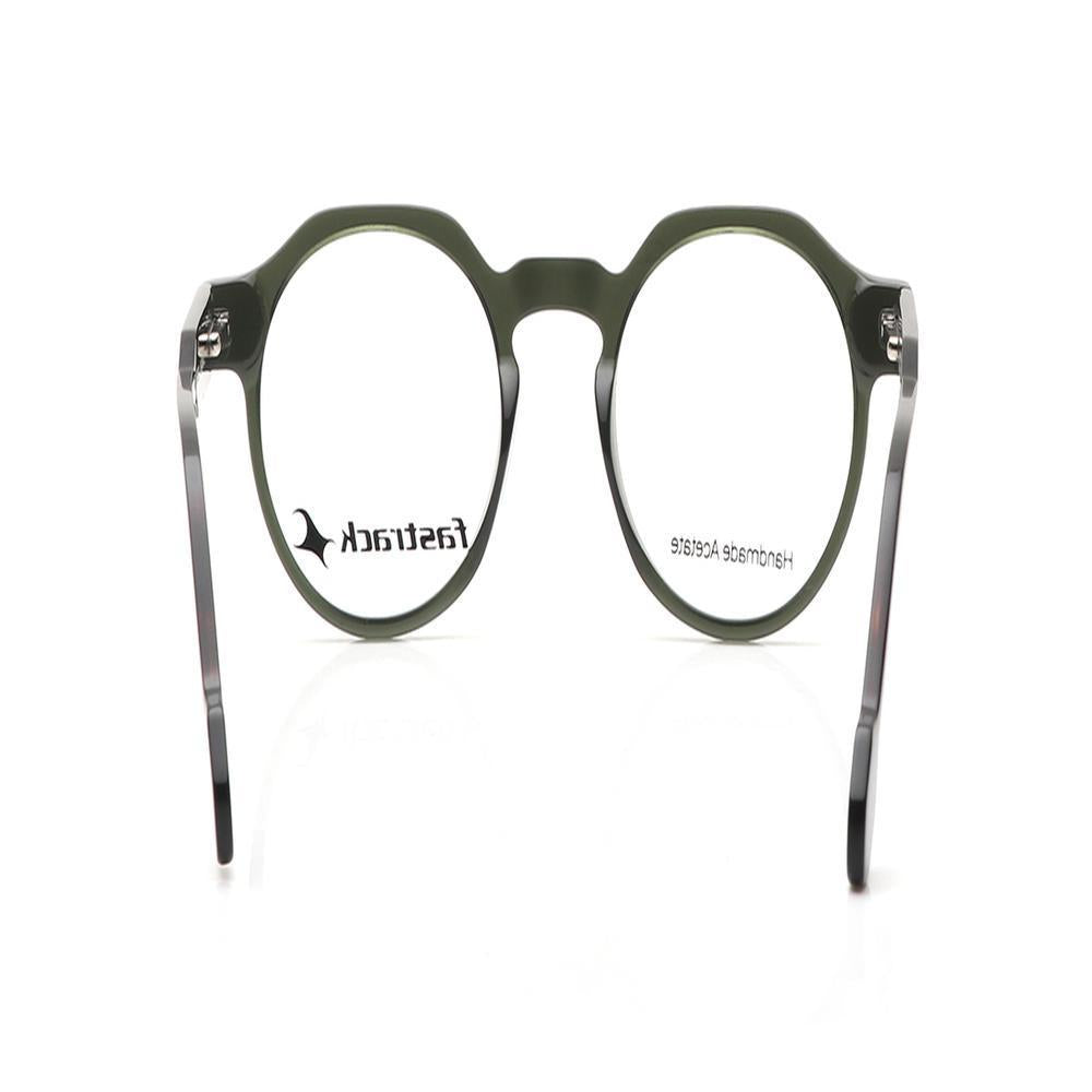 Green Rimmed Unisex Eyeglasses (FT1419UFP3SOLV|48)