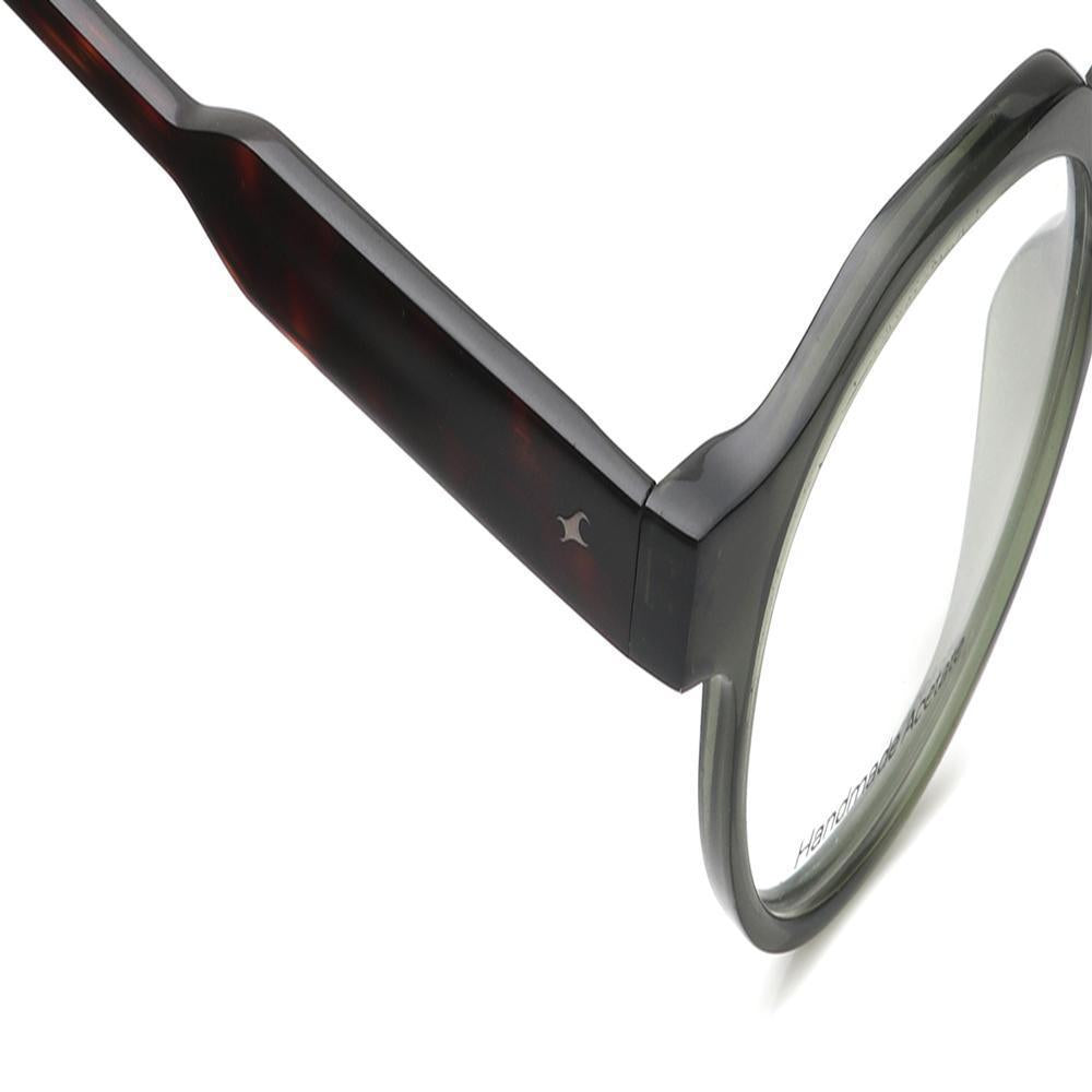Green Rimmed Unisex Eyeglasses (FT1419UFP3SOLV|48)