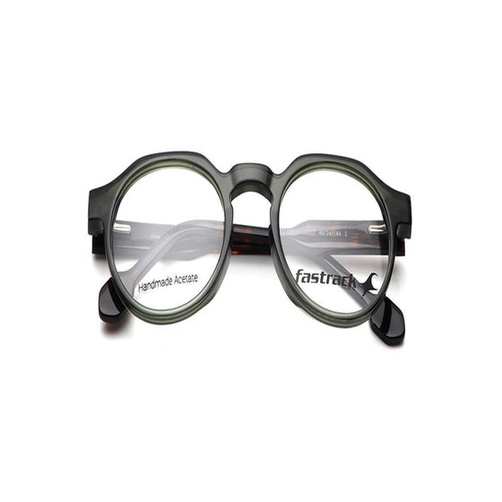 Green Rimmed Unisex Eyeglasses (FT1419UFP3SOLV|48)