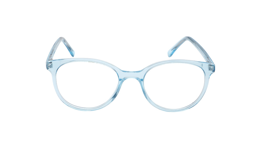 Blue Rimmed Women Eyeglasses (FT1424WFP5SBLV|49)
