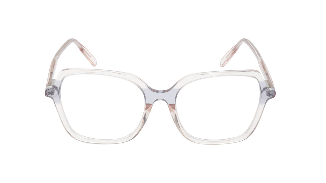 Brown Square Rimmed Eyeglasses For Women