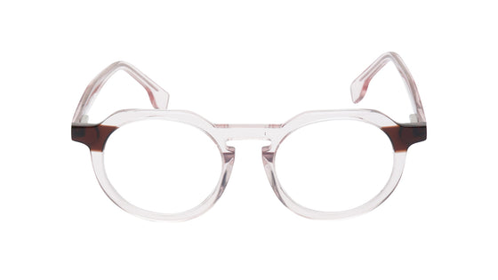 Orange Round Rimmed Eyeglasses For Men and Women