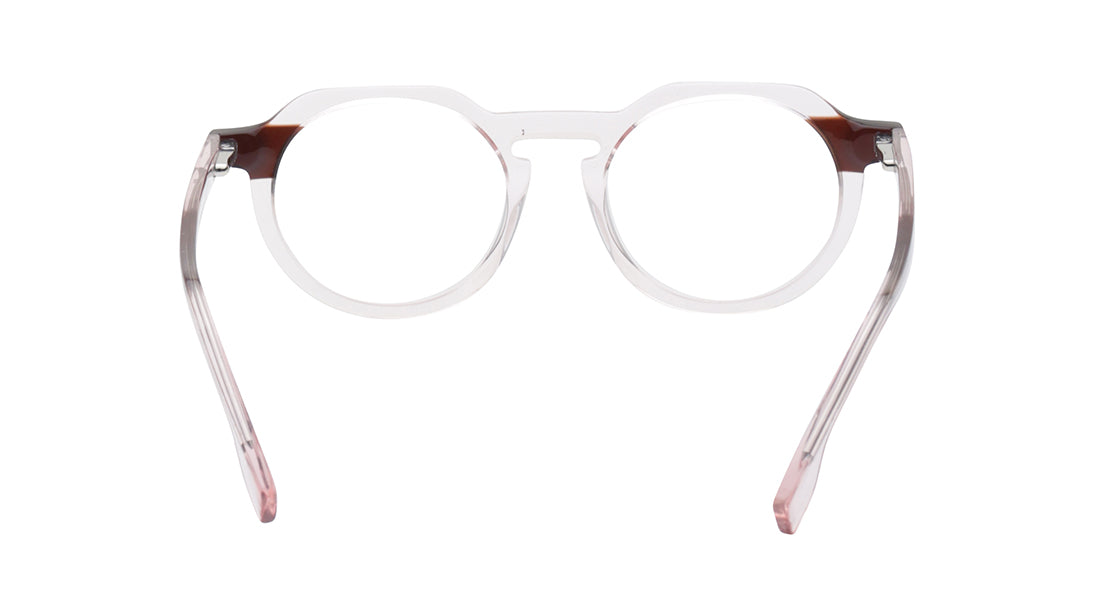 Orange Round Rimmed Eyeglasses For Men and Women