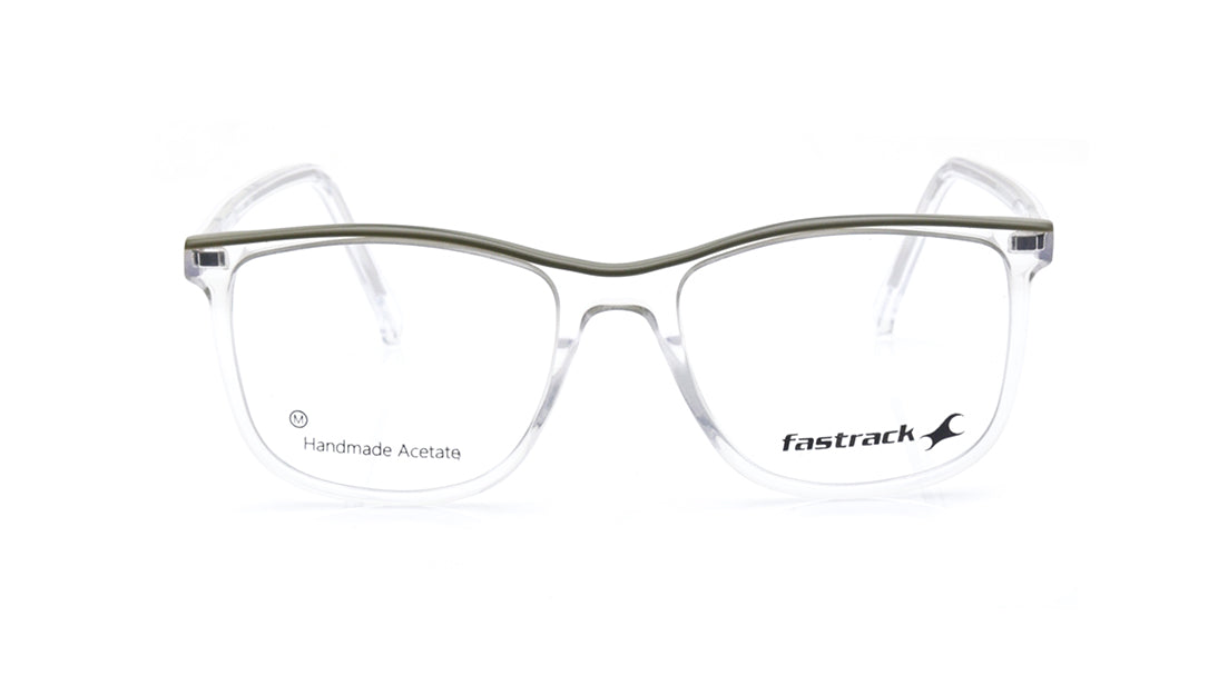 Transparent Square Rimmed Eyeglasses for Men