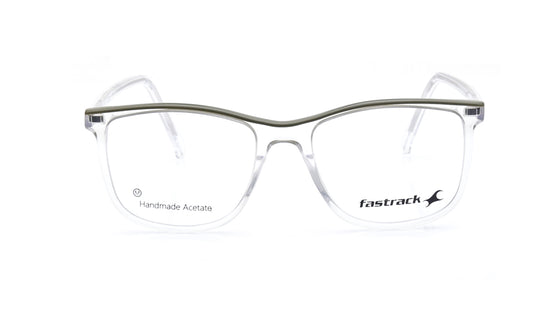 Transparent Square Rimmed Eyeglasses for Men
