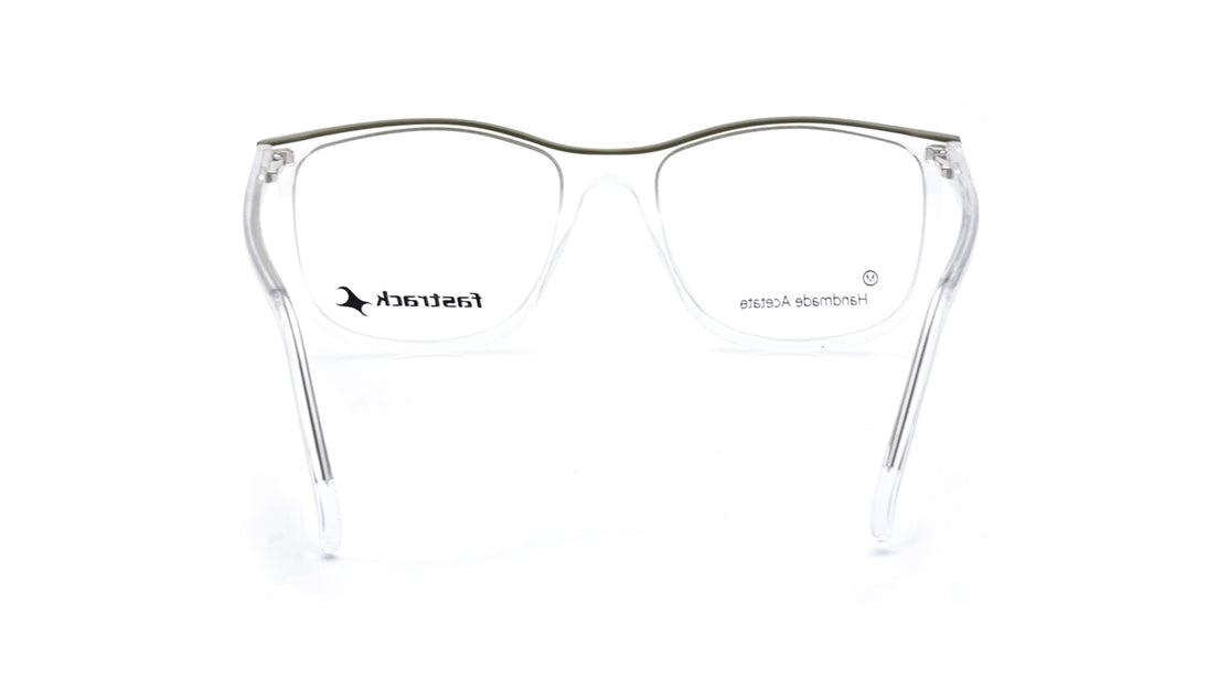 Transparent Square Rimmed Eyeglasses for Men