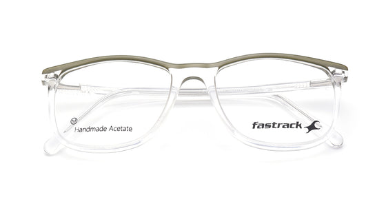 Transparent Square Rimmed Eyeglasses for Men