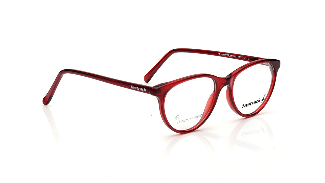 Red CatEye Rimmed Eyeglasses for Women
